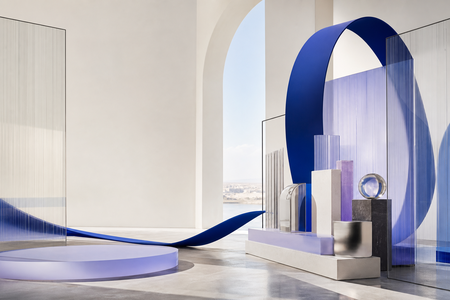 Futuristic Webtrus digital experience